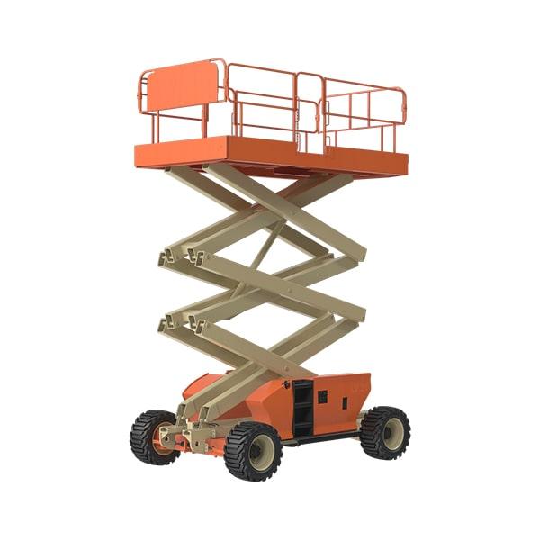 our scissor lifts appropriate for a large range of construction projects, including painting, electrical work, and maintenance tasks